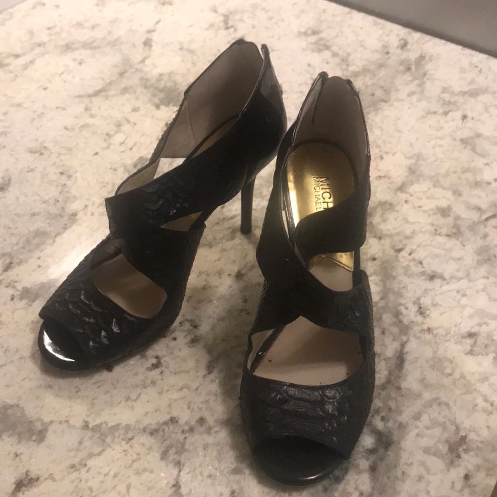 Michael Kors black stiletto heels